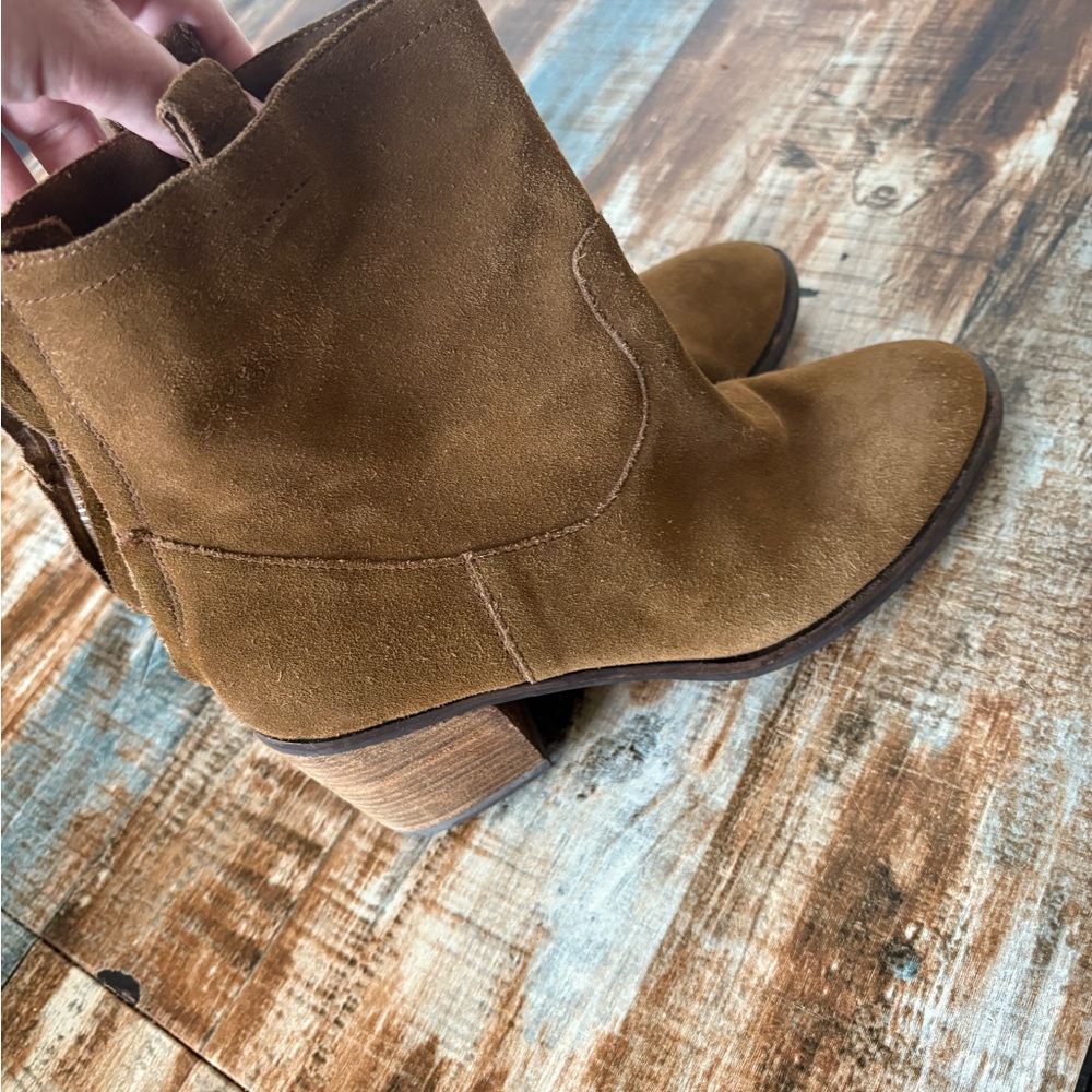 Brown Suede Ankle Boots Sam Edelman
